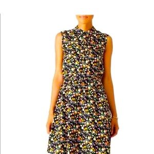 Tory Burch Ryder Black Floral Midi Dress